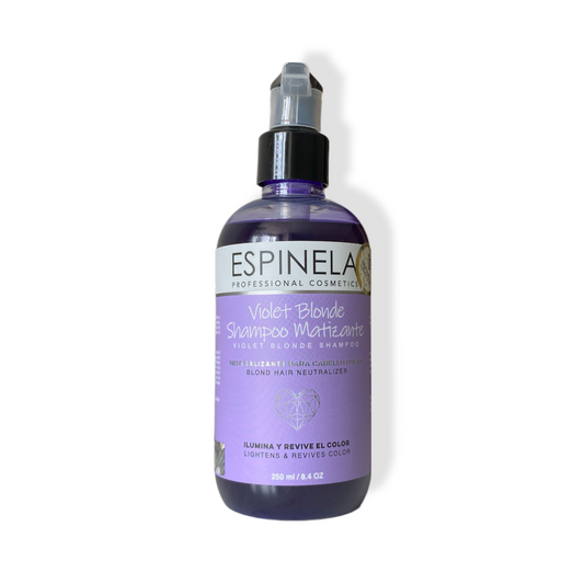 Violet blond shampoo matizante