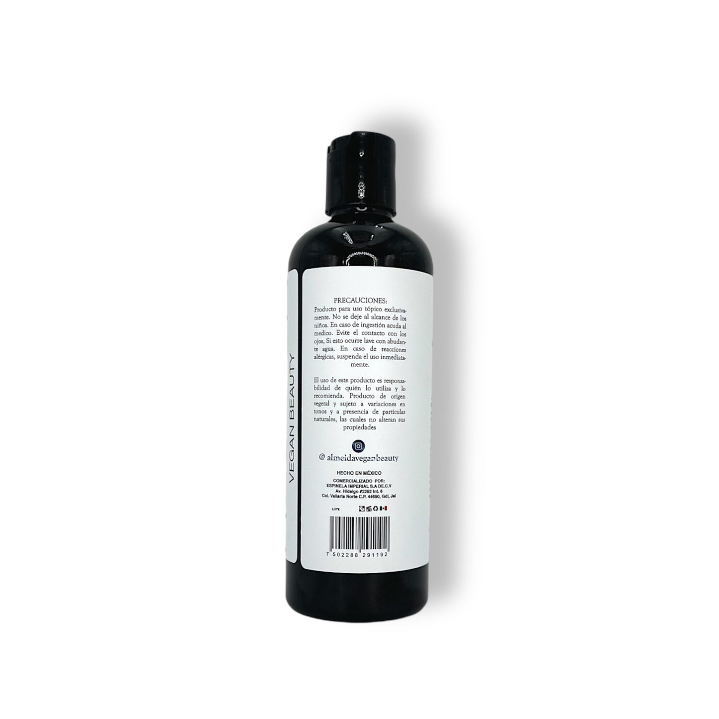 Shampoo minoxidyl, bergamota, biotina y miel