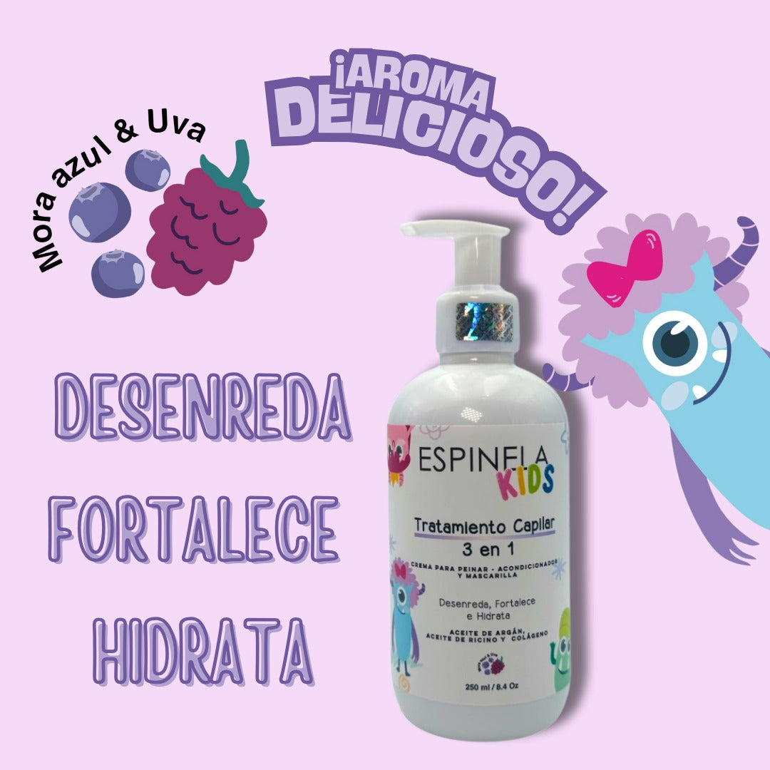 Tratamiento capilar 3 en 1 Espinela Kids