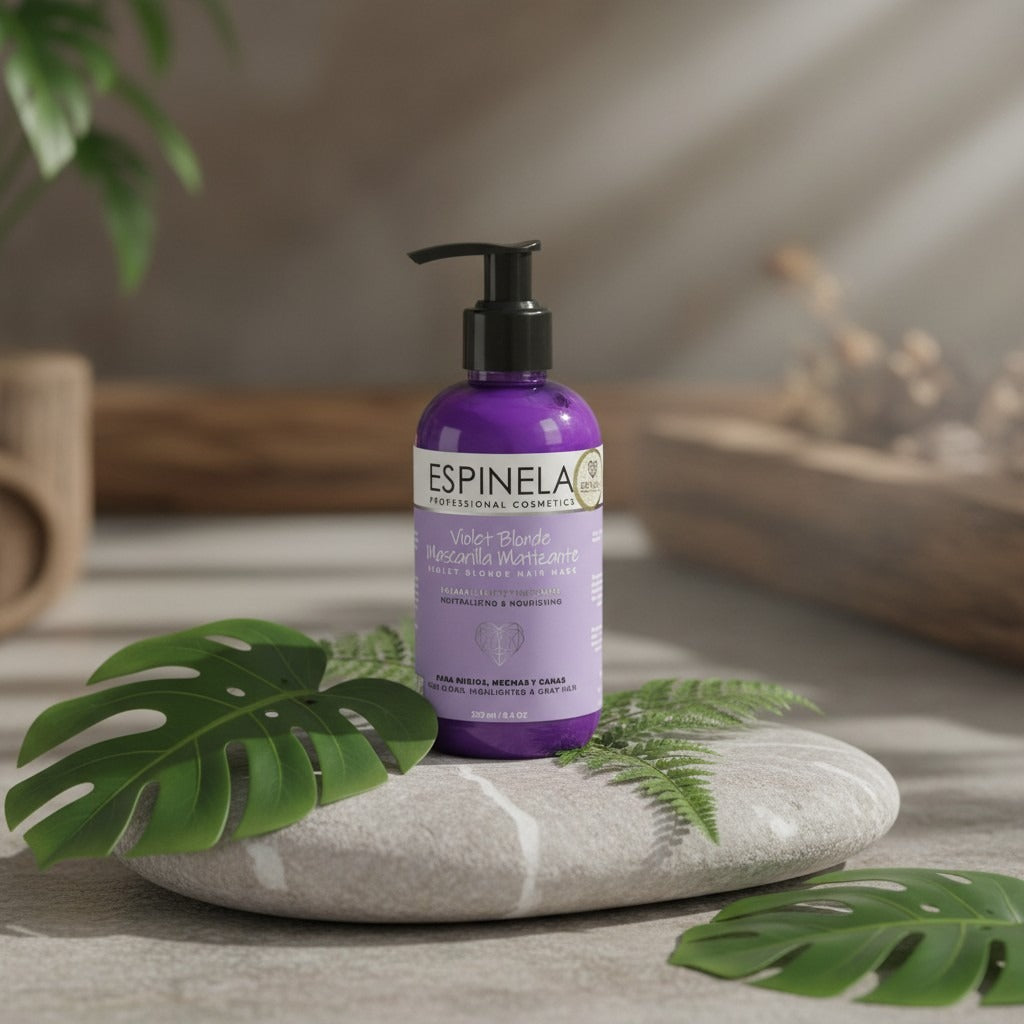 Violet blond Mascarilla capilar matizante