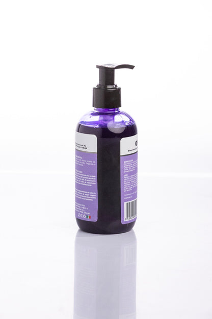Violet blond shampoo matizante