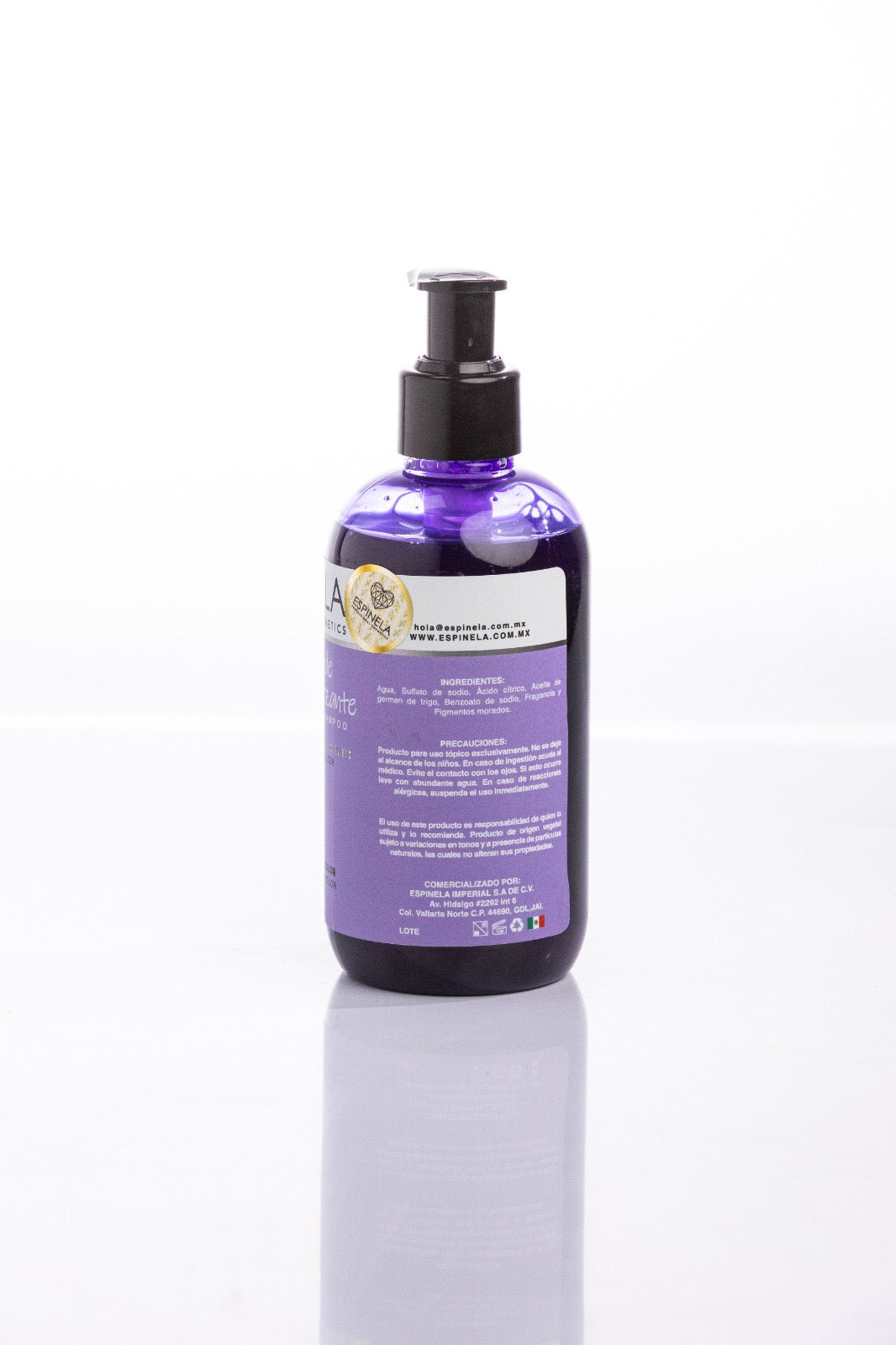 Violet blond shampoo matizante