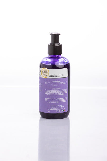 Violet blond shampoo matizante