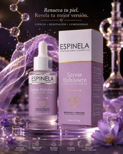 serum exfoliante 3% retinol