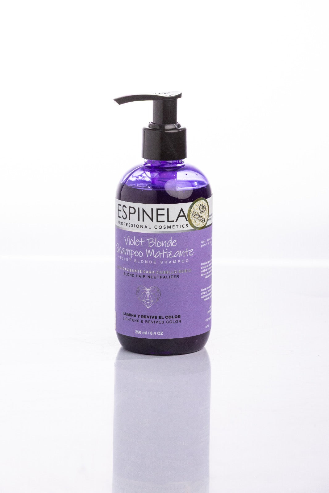 Violet blond shampoo matizante