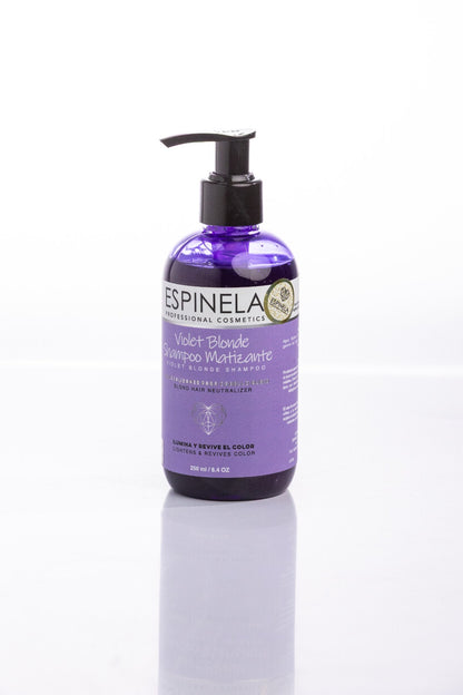 Violet blond shampoo matizante