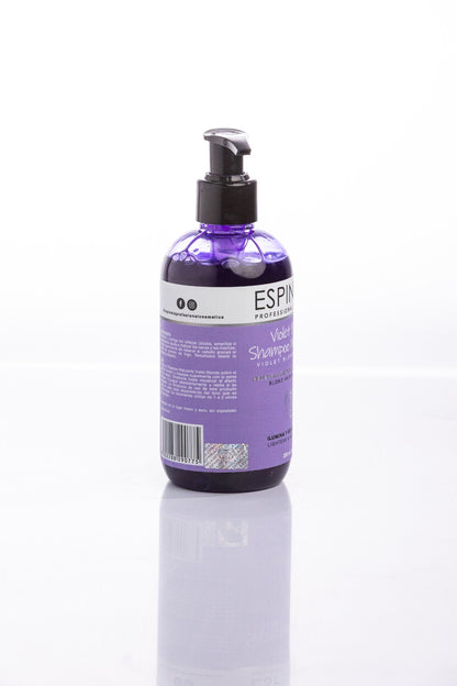Violet blond shampoo matizante