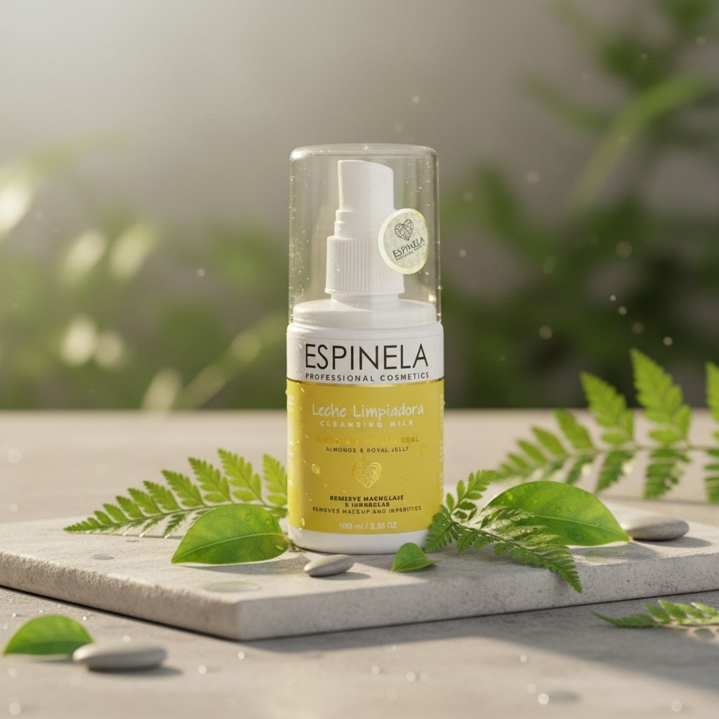 Leche limpiadora facial
