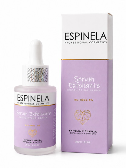 serum exfoliante 3% retinol